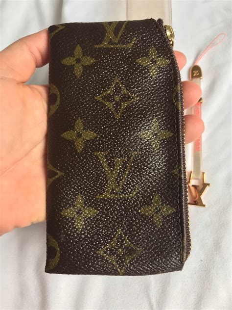 louis vuitton keychain etsy|authentic louis vuitton key pouch.